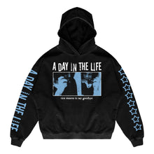 Load image into Gallery viewer, A Day In the Life - Nine Reasons to Say Goodbye Hoodie and Vinyl Bundle