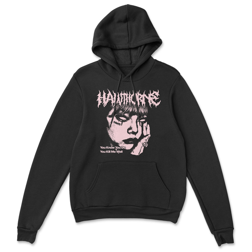 Hawthorne Heights - Face Tat Pullover Hoodie - Black