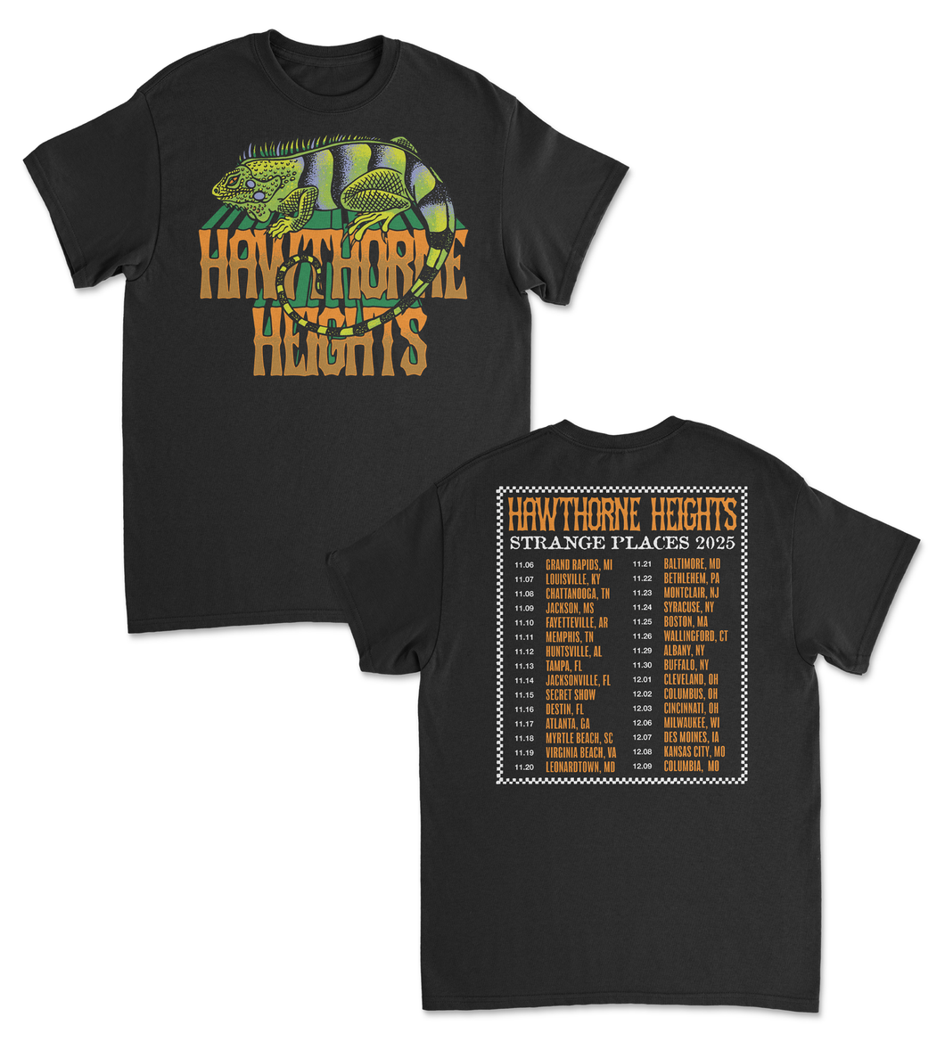 Hawthorne Heights - Strange Places Tour T-Shirt