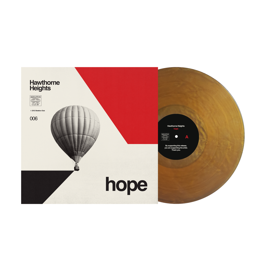 Hawthorne Heights - Signed HOPE - Harvest Gold LP (SCR 006)