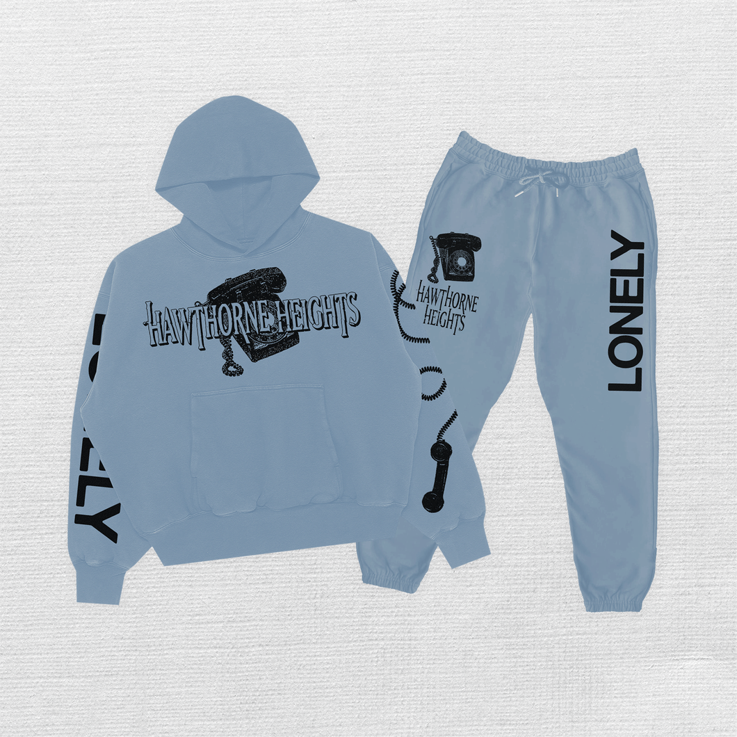 Hawthorne Heights - If Only You Were Lonely Sweatpants / Hoodie Combo w/ Signed Holiday Card