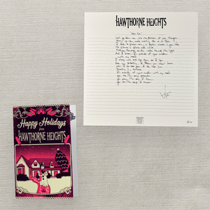 Niki FM Handwritten Lyrics w/ Signed 2024 Holiday Card (LIMITED TO 10)