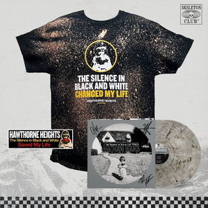 Hawthorne Heights - Dissolve and Decay T-Shirt (Series 4) Combo w/ Signed Vinyl and Bumper Sticker